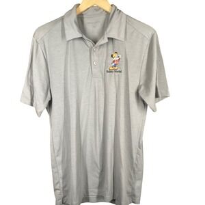 Mickey Mouse Safety Works Construction Safety Team Polo Shirt Mens Small